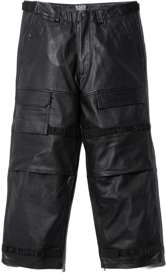 Supreme®/Marithé + François Girbaud Shuttle Tape Leather Cargo Pant view 7